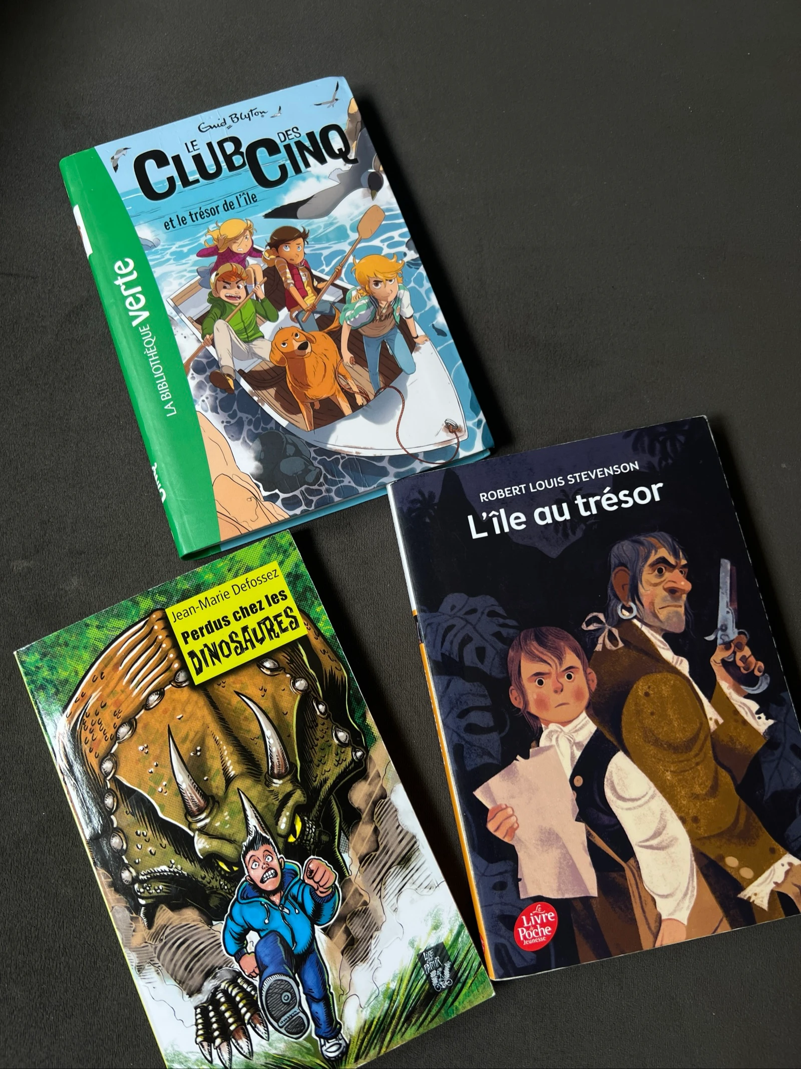 lot de 3 livres pour enfants